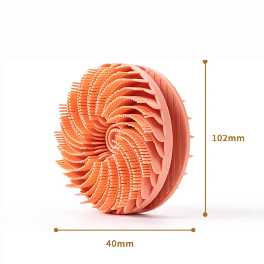 Soft Silicone Body Scrubber & Scalp Massager | Bath Brush