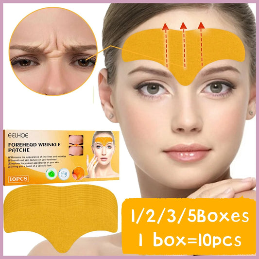 Forehead wrinkle Patch Reduce Fine Lines Firming Smoothing Tighten forehead Collagen Gel Patch Skin Care Stickers for women Peaceful Pleasures Health and Wellness