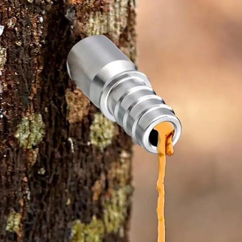 Stainless Steel Maple Syrup Tapping Kit – 4-Set with Hooks Maple Tapping Kit Peaceful Pleasures Health and Wellness China Mainland