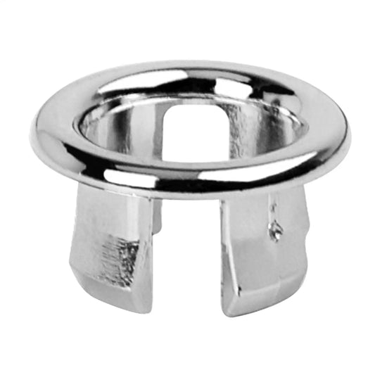Round Sink Overflow Drain Cover – Chrome Plastic Ring Replacement Sink Overflow Cover Peaceful Pleasures Health and Wellness