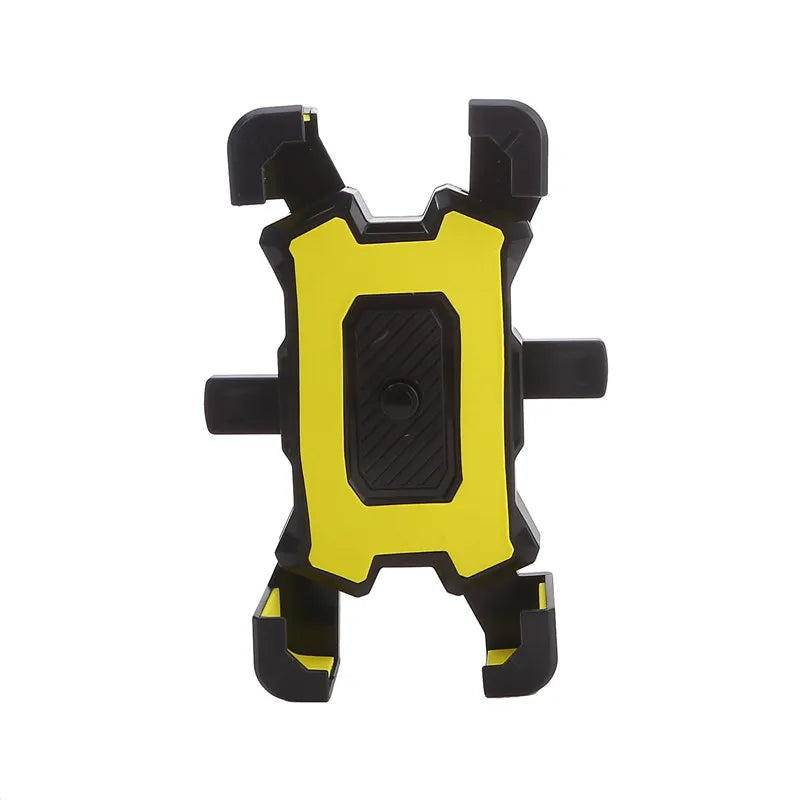 Heavy Duty Shockproof Phone Mount for Bike Motorcycle Phone Holder Universal Fit for E-Bike Handlebar Anti-Vibration Bracket Peaceful Pleasures Health and Wellness yellow