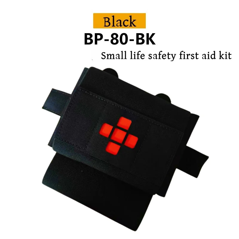 Outdoor small quick access first aid kit camping strategy portable first aid kit miscellaneous kit Peaceful Pleasures Health and Wellness BP-80-BK