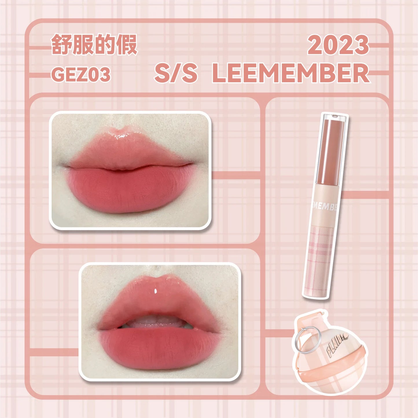 Double-Headed Matte Lip Tint & Gloss – Waterproof, Long-Lasting