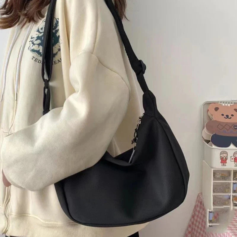 Y2K Harajuku Canvas Shoulder Bag | Large Capacity Women's Tote