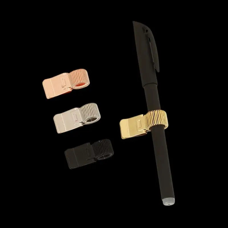 Spring Pen Clip for Notebook & Planner | 1/3/5 Pack Metal