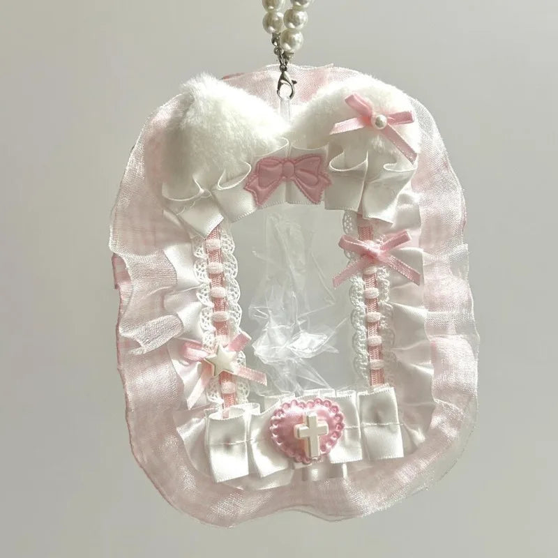 1pc Gumei Lace Card Cover ID Protection Cover Bar Partner DIY Pain Packaging Accessories Collect Peaceful Pleasures Health and Wellness