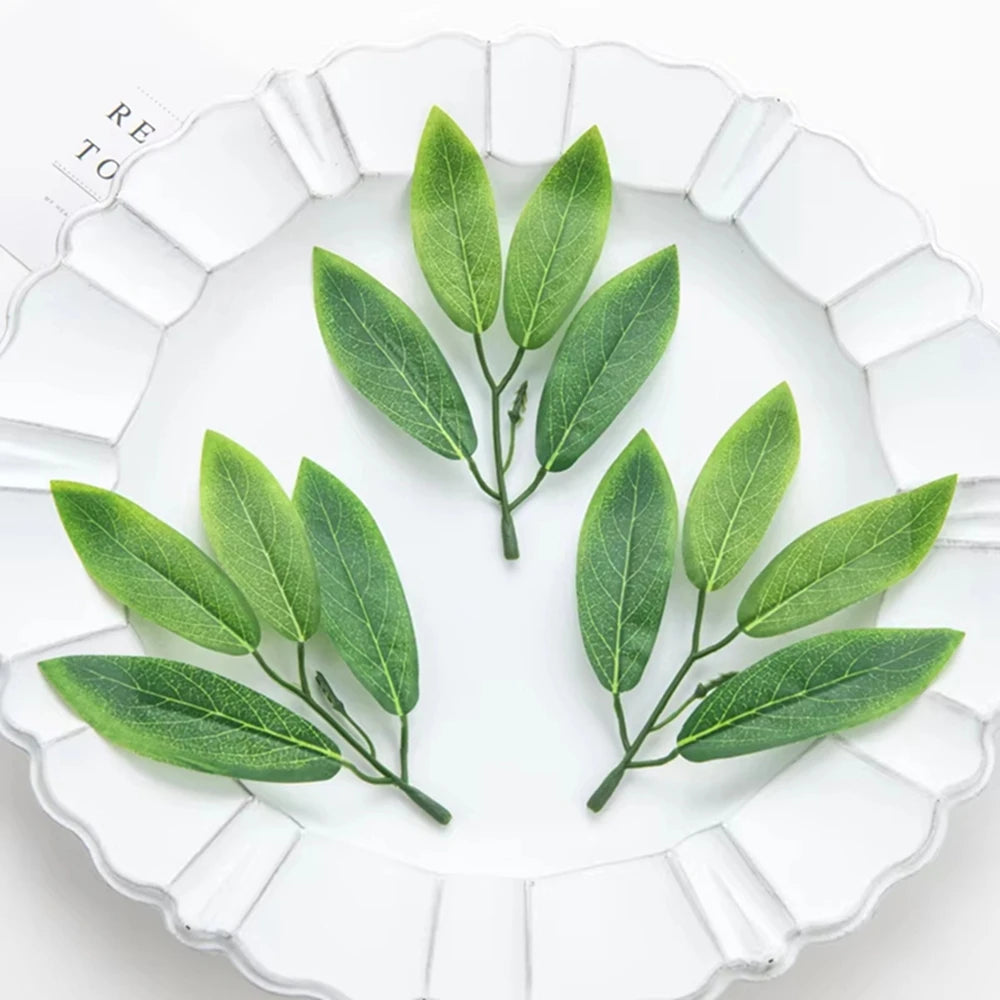 Silk Oleander Artificial Leaves 10pcs – Wedding & Home Décor
