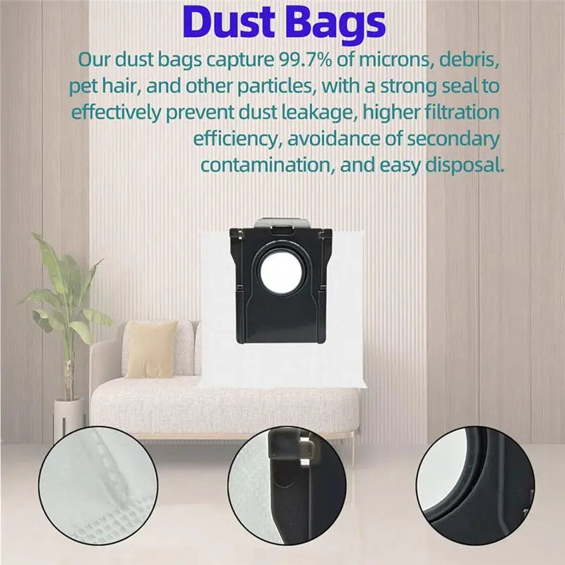 A36T-For Dreame X30 Ultra/L10s Pro Heat Ultra Robot Vacuum Cleaner Main Side Brush Hepa Filters Mop Pad Dust Bags Accessories Peaceful Pleasures Health and Wellness