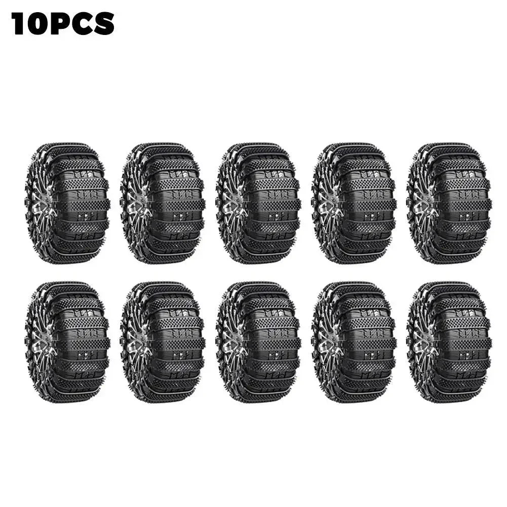 20/10pcs Snow Chain Urethane Set Wheel Ties Belts Widen Thicken Car Tire Crawler Anti-skid Wheel Tyre Ties Winter Emergency Tool Peaceful Pleasures Health and Wellness black 10pcs
