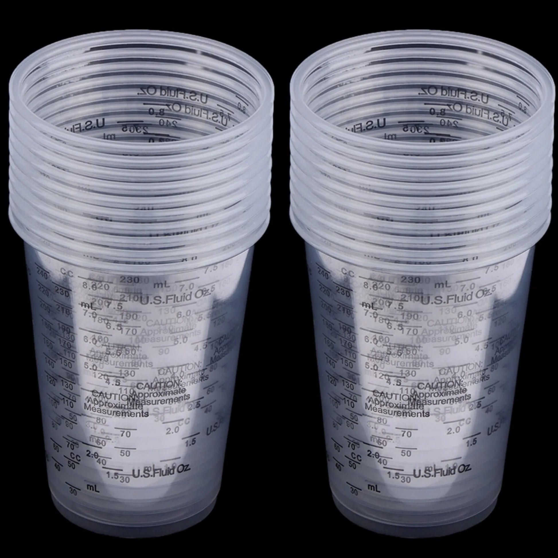 10pcs Disposable Plastic Measuring Cups Paint Mixing Cups 8OZ For Precise Resin Paint Mixing Cup Plastic Epoxy Resin Mixing Cup Peaceful Pleasures Health and Wellness