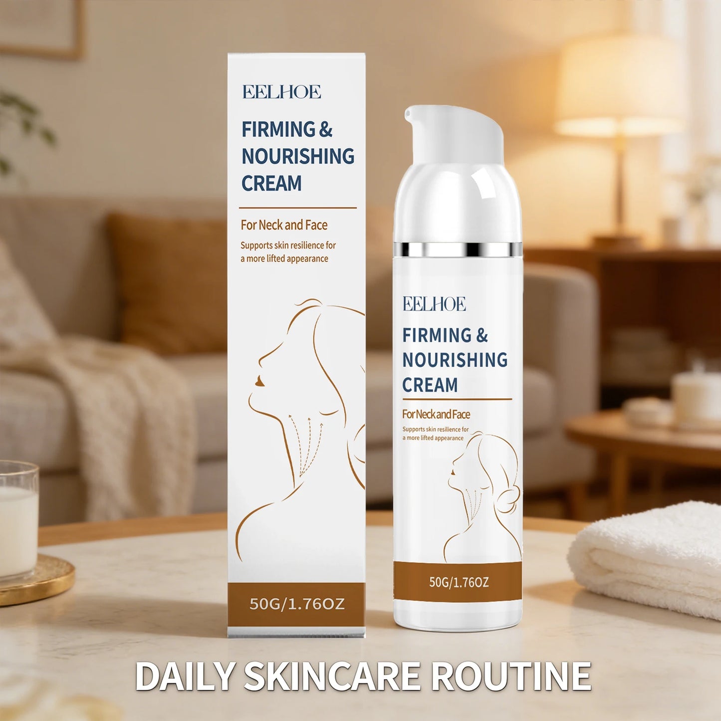 EELHOE Firming Neck Cream – Lift, Tighten & Hydrate 50g Firming Neck Cream Peaceful Pleasures Health and Wellness