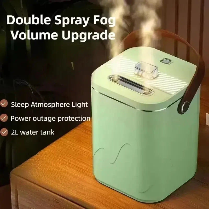 Portable Humidifier Sprayer Mist Aromatherapy Diffuser Usb Large-capacity Ultrasonic Air Purifier Humidifier For Home Peaceful Pleasures Health and Wellness
