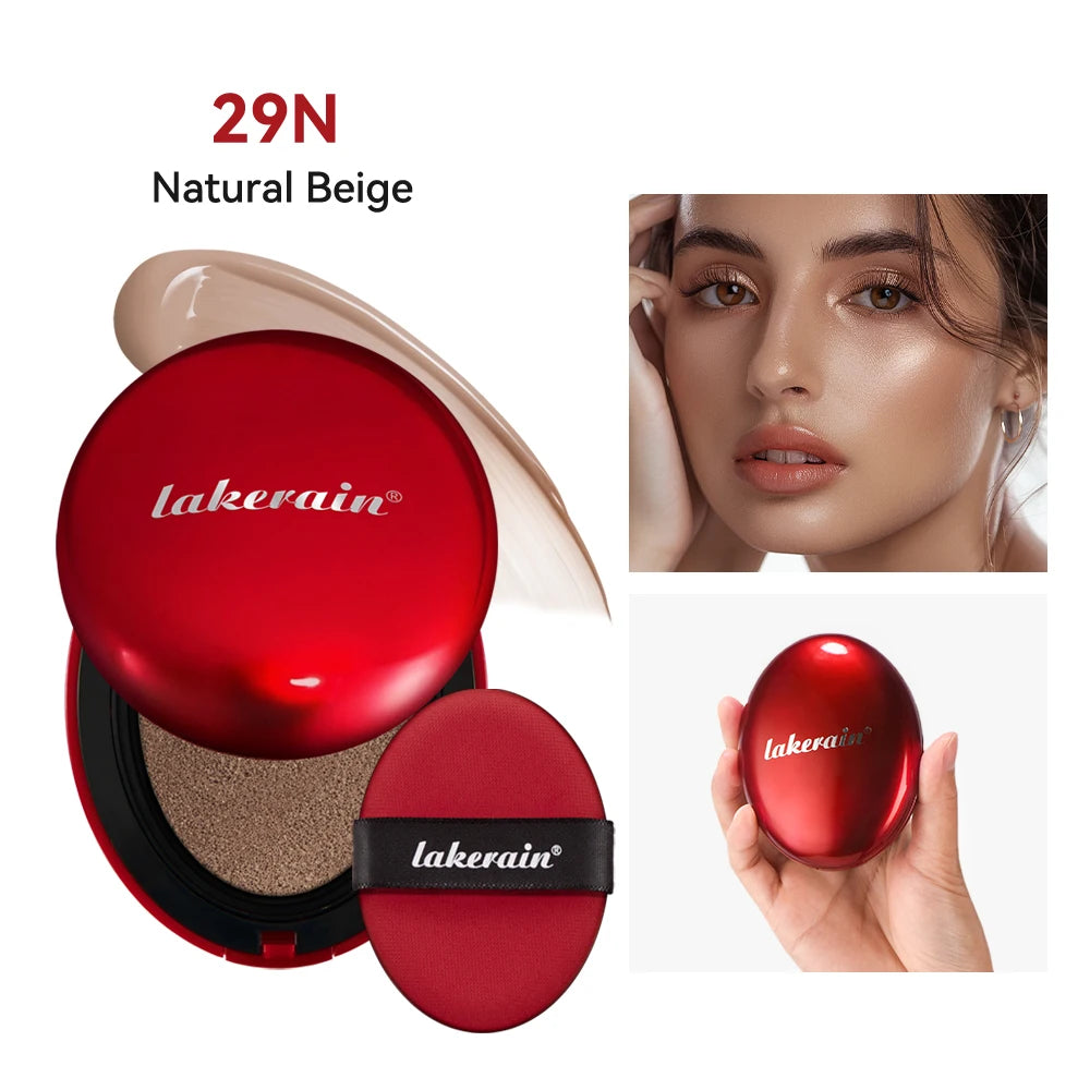 Sunscreen Cushion Foundation Fit Cushion Foundation Full Coverage Waterproof Long-lasting Concealer Long-lasting Korean Makeup Peaceful Pleasures Health and Wellness 29N Natural Beige