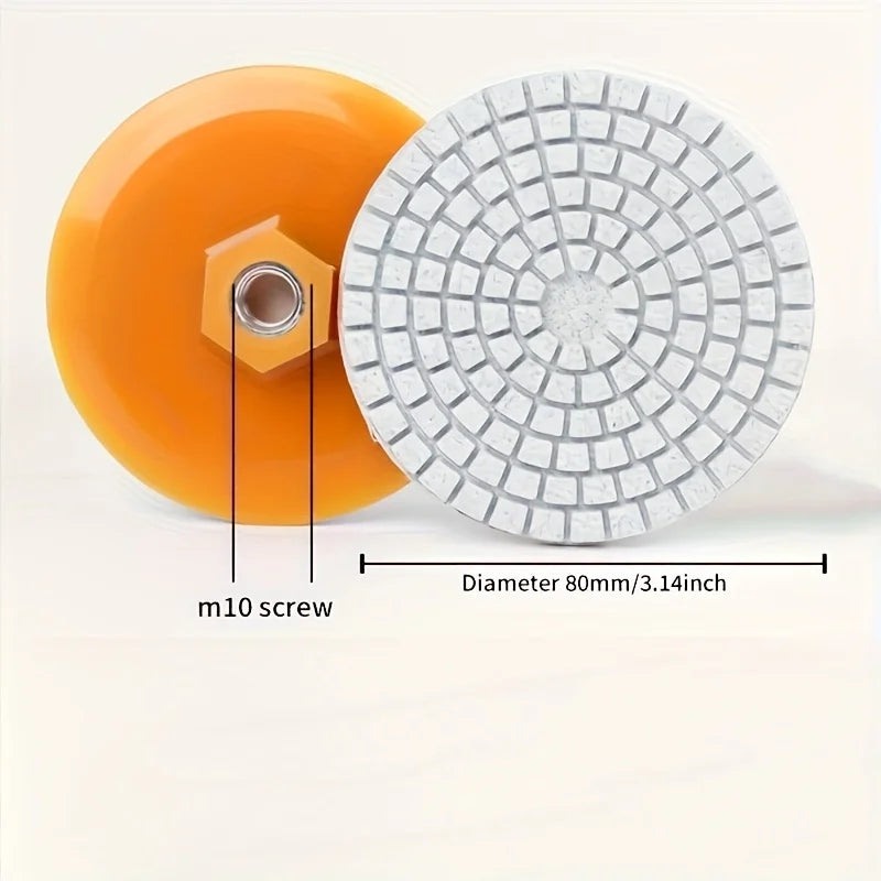 3-inch Polishing Pad Dry Wet Dual-use Grinding Disc Used Marble