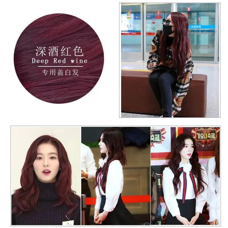 Ginger Herbal Hair Color Shampoo — Multi-Shade, Ammonia-Free, Gray Coverage | 500ml Peaceful Pleasures Health and Wellness