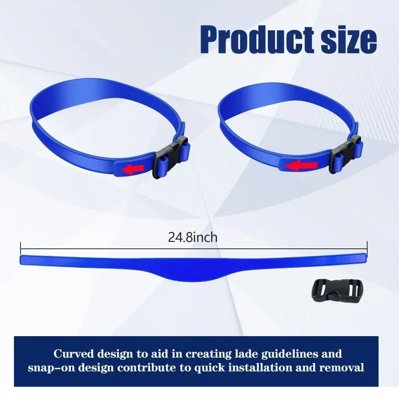 DIY Hair Trimming Template Haircut Band Breathable Curved Silicone Home Hair Trimming Guide for Boys Men Peaceful Pleasures Health and Wellness