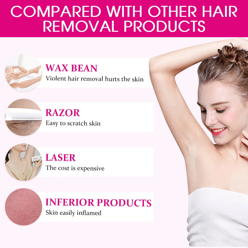 REAROYA Painless Hair Removal Cream – Body & Intimate Areas