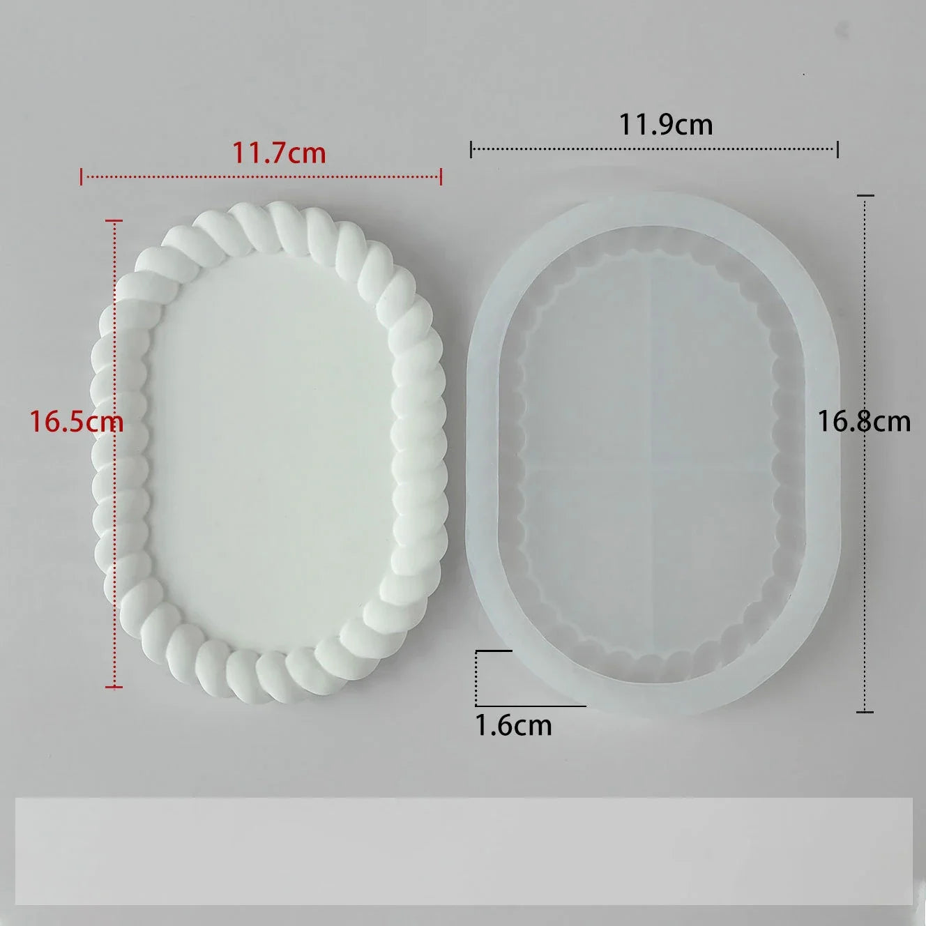 Bubble Tray Silicone Mold – Resin, Plaster & Coaster DIY Casting