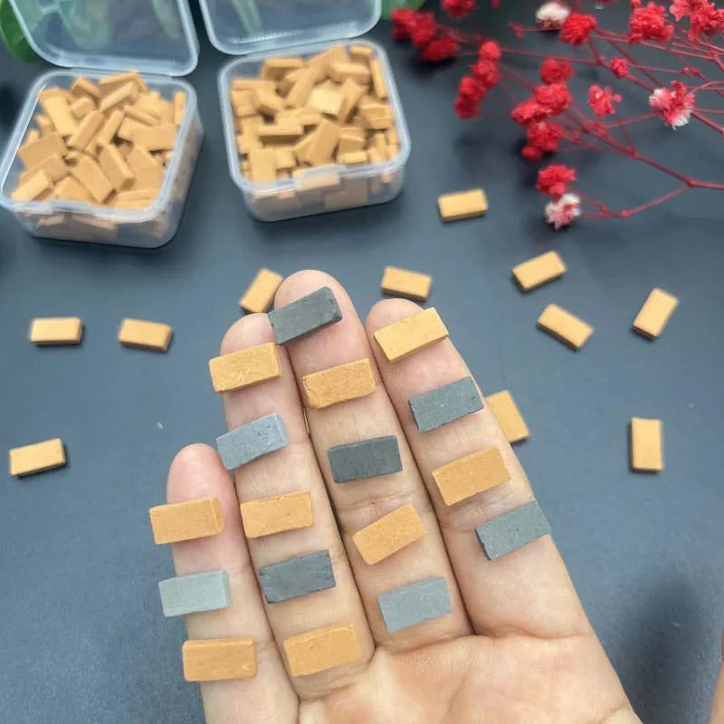 80pc 1:35 Miniature Brick Set – Model & Garden Diorama