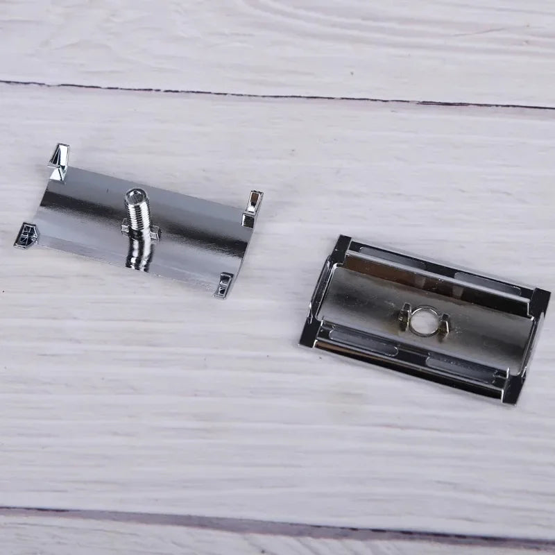YAQI Zephyr Capsule Zinc Alloy Men Safety Razor Head with 0.65mm Blade Gap 43mm in Length and 26mm in Width Safety Razor Head Peaceful Pleasures Health and Wellness