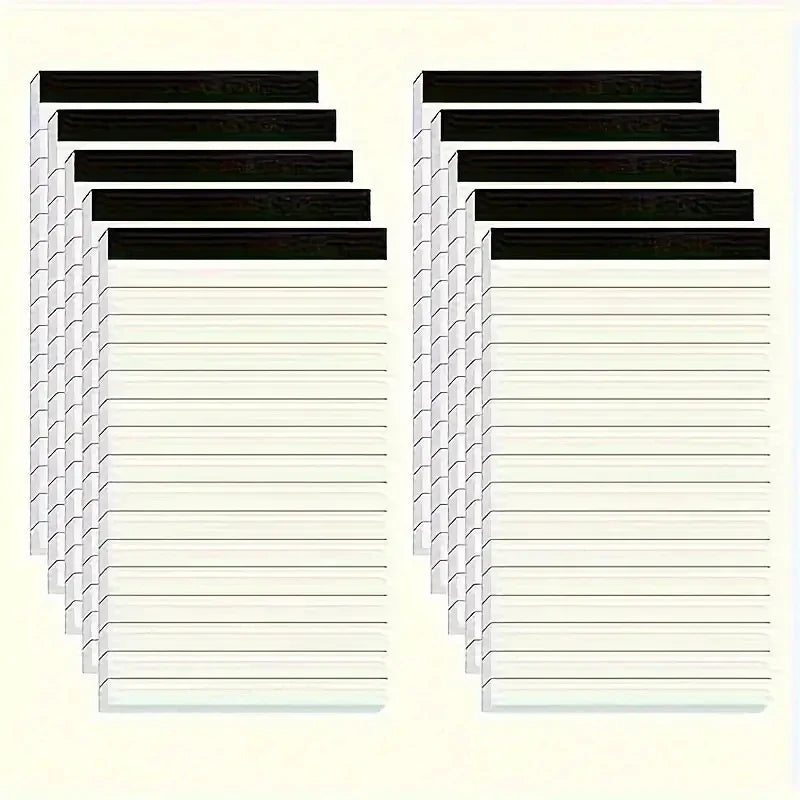Pocket-sized Lined Notepads Notebooks 10-Pack Notebook 30 Sheets Each