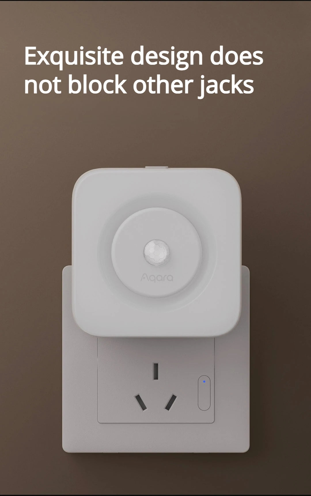 Aqara Human Body Sensor Lamp Plug-in Version LED Eye-Caring Light Dual Bedside lamp 3000K Soft Smart Sensor Night Light Peaceful Pleasures Health and Wellness
