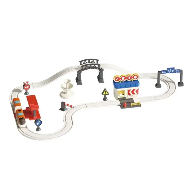 Motorized Electric Train Set for Kids | Reconfigurable Tracks 3+