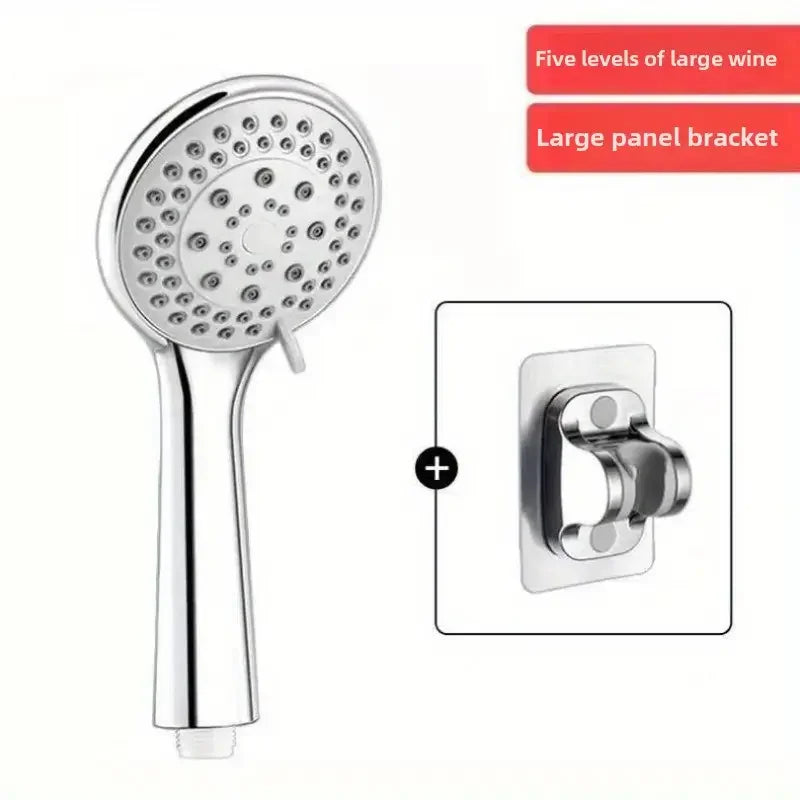 High-Pressure Handheld Shower Head Set with Hose & Bracket