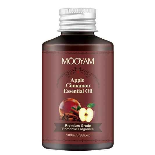 100ml Apple Cinnamon Massage Essential Oil Premium Grade Romatic Fragrance Moisturizing And Hydrating, For Use In Aromatherapy Peaceful Pleasures Health and Wellness
