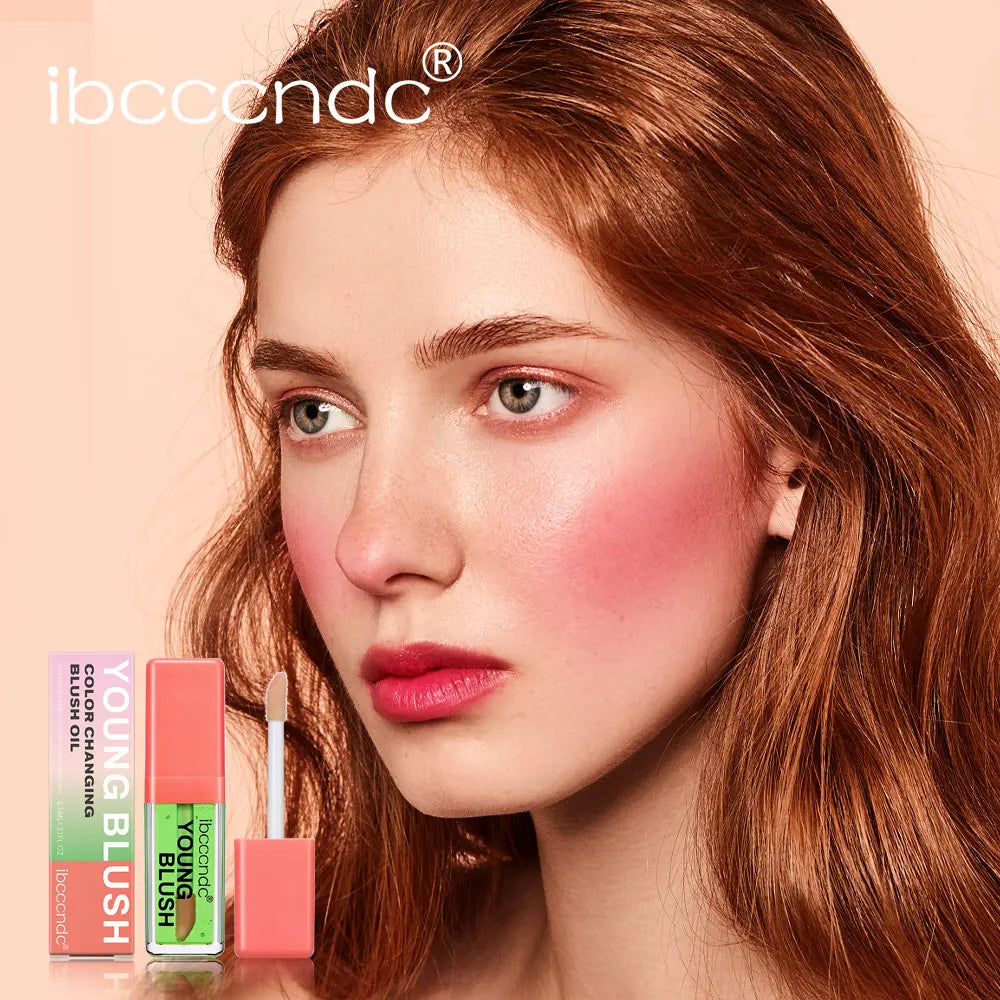Color Change Blush Oil Pink Blusher Moisturizing Makeup Oil For Face Cheeks Natural Ph Color Changing Liquid Blush 6.5ml Peaceful Pleasures Health and Wellness