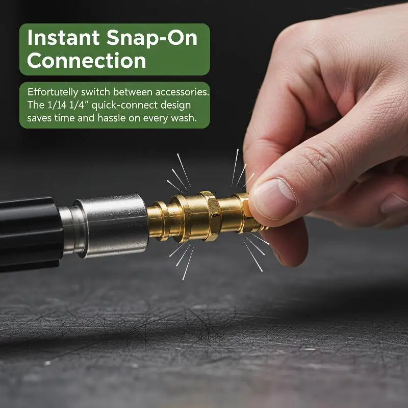 M14 x 1.5 Quick Connector Set – Leak-Proof Pressure Washer Fittings