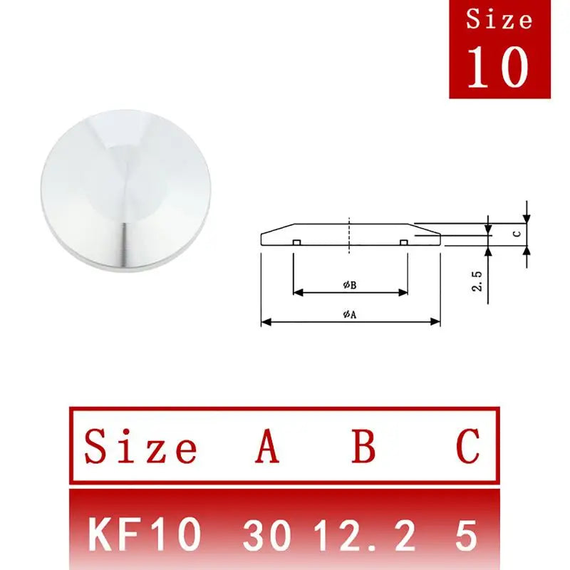 KF Vacuum End Cap SUS 304 Stainless Steel Sanitary Pipe Fitting
