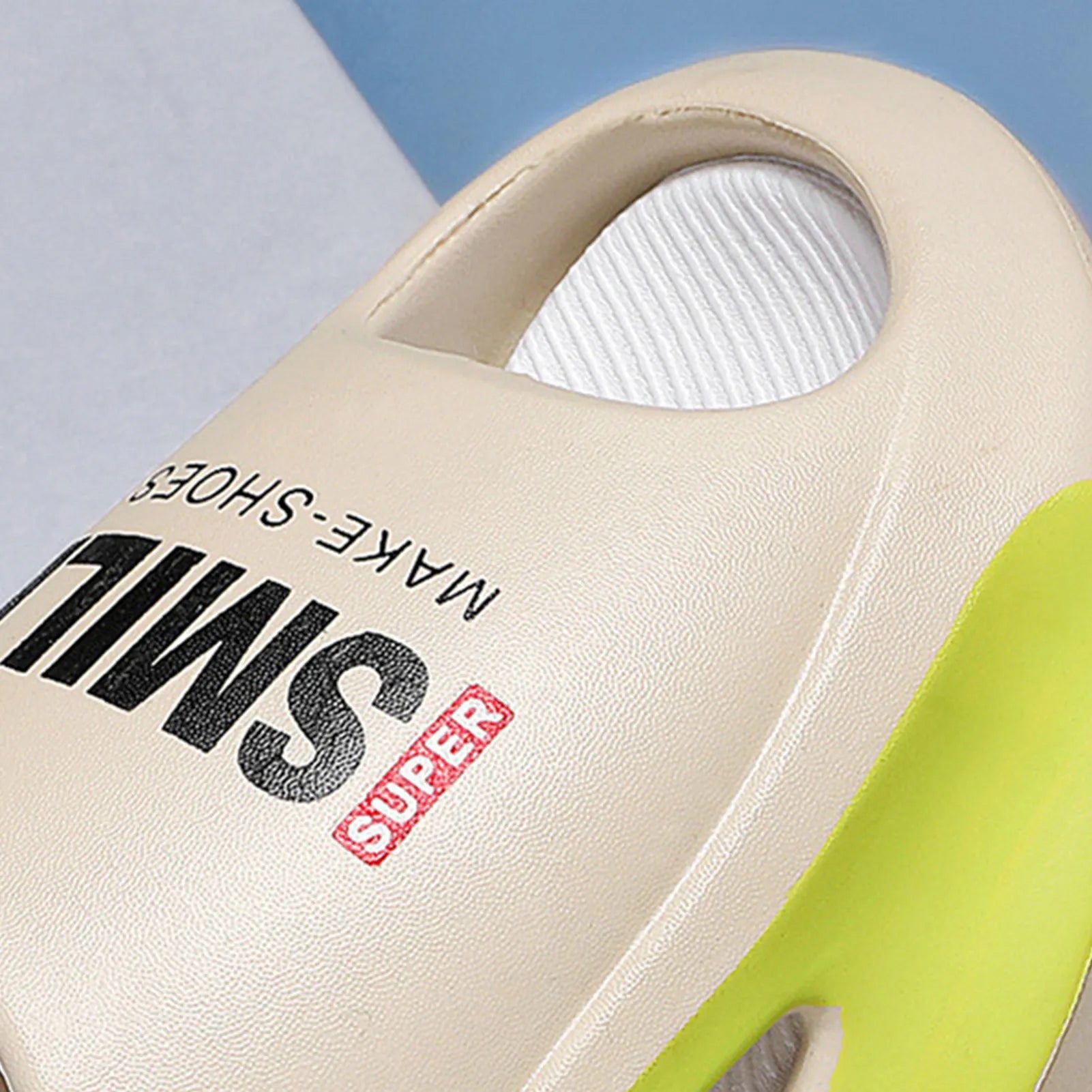 Men Cloud Slippers Open Toe Cushioned Thick Sole Shower Slippers for Beach Hotel Gym Vacation Peaceful Pleasures Health and Wellness