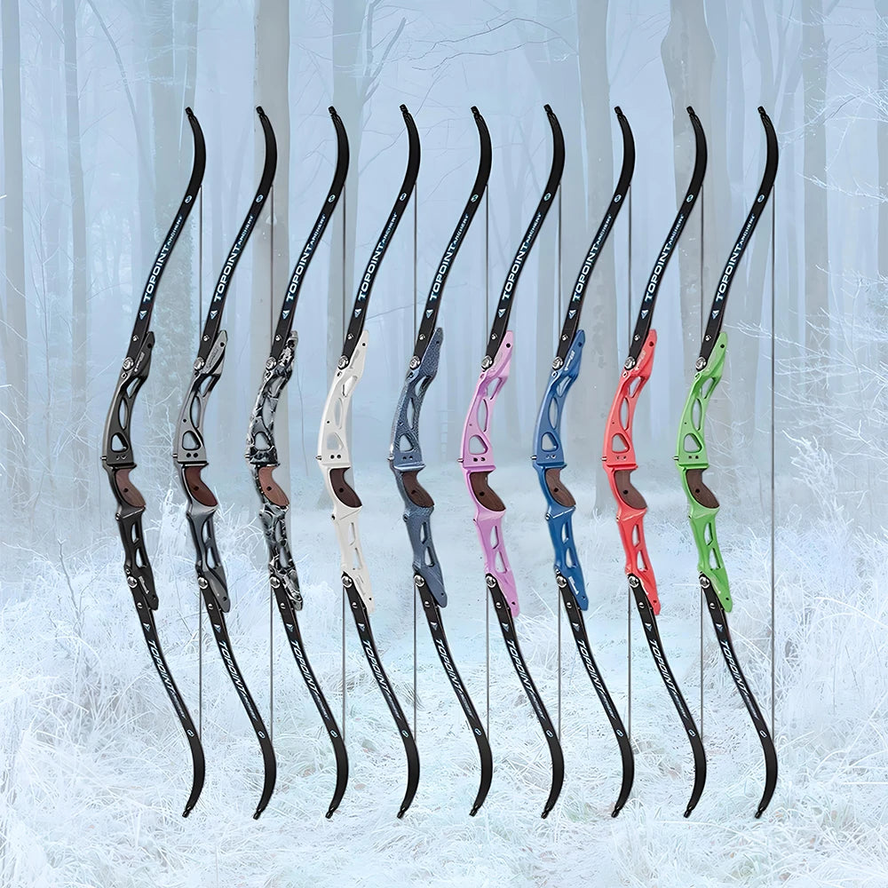Archery Recurve Bow 18-44lbs Riser ILF Right Hand Hunting Shooting