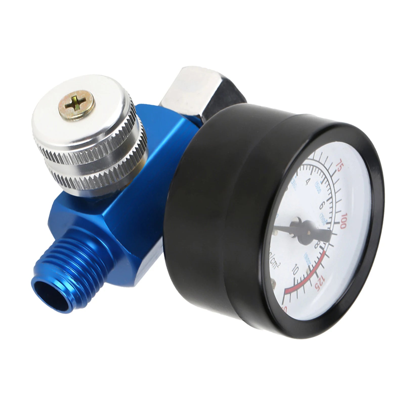 Spray Gun Air Regulator Spray Gun Accessory 1/4 Spray Paint Gun Air Pressure Regulator Pressure Gauge Pneumatic Tool Accessory Peaceful Pleasures Health and Wellness