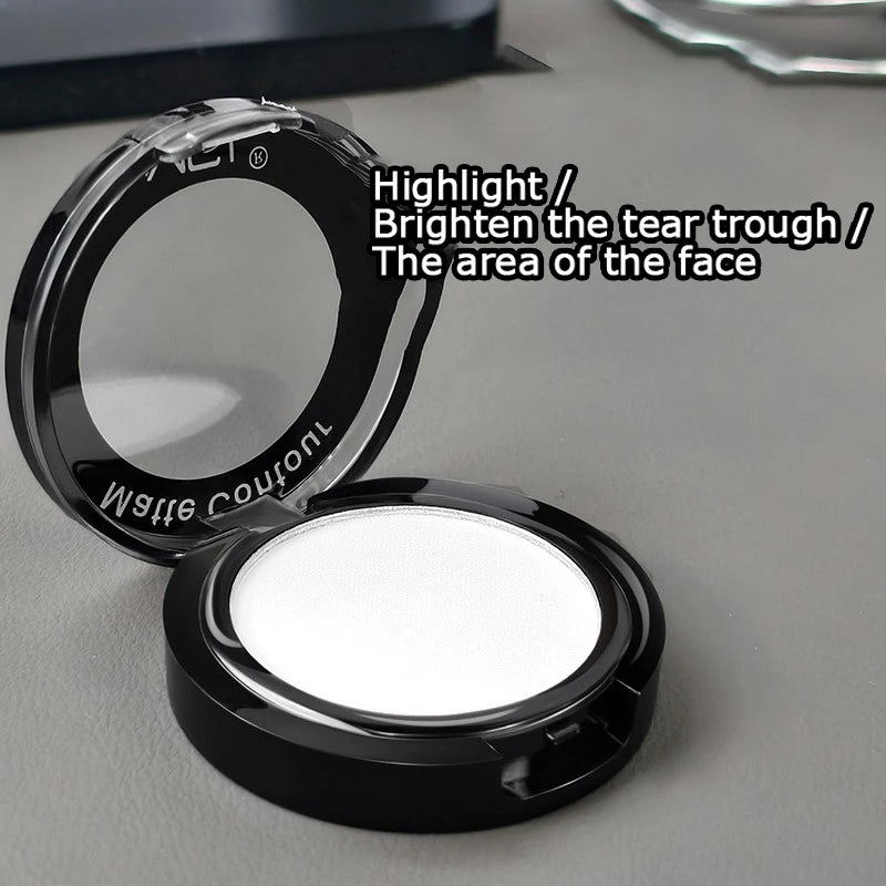 Matte Contour Palette – 3D Face Shading & Highlight Powder
