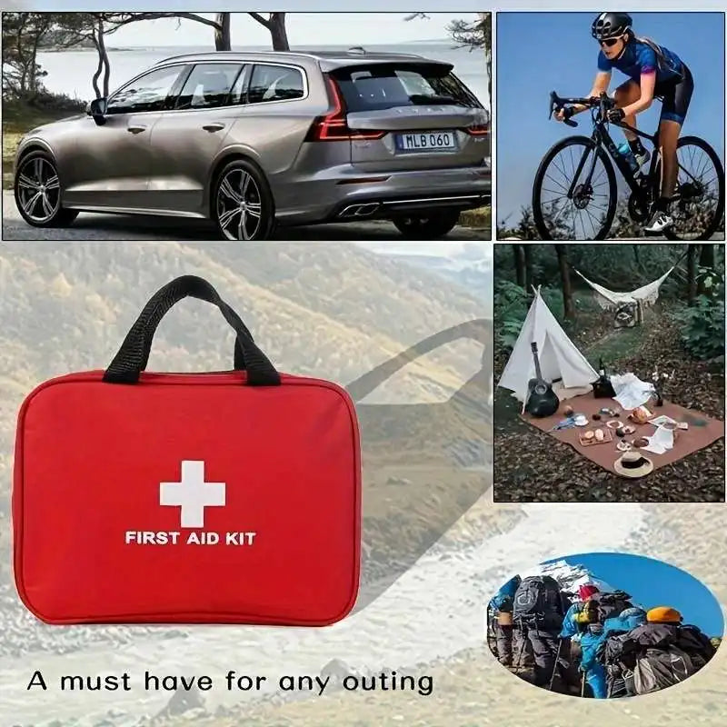 First Aid Kit Multi-purpose Emergency Medical Portable Medical Bag Outdoor Multi-functional First Aid Bag Home Emergency Bag Peaceful Pleasures Health and Wellness
