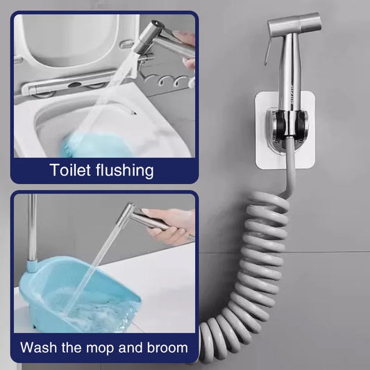 Handheld Bidet Sprayer Set – Self-Cleaning Shattaf Spray Head Handheld Bidet Sprayer Peaceful Pleasures Health and Wellness