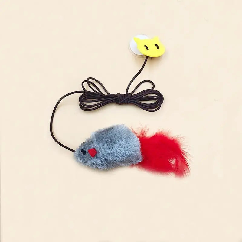 Interactive Plush Mouse Cat Toy | Glow, Sound & Vibration Interactive Cat Toy Peaceful Pleasures Health and Wellness A6