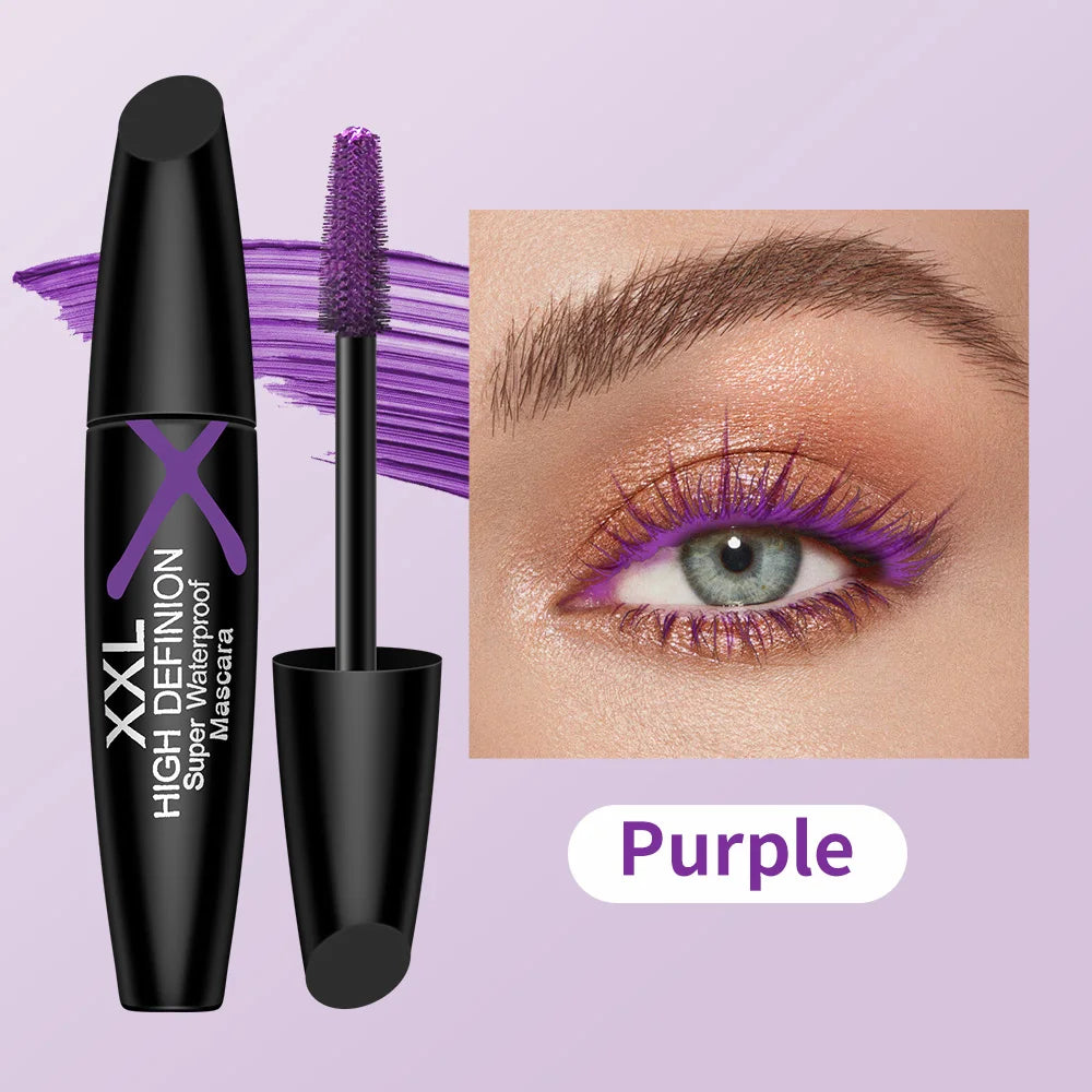 Multicolor Waterproof Eye Black Mascara – Sweatproof Party Makeup