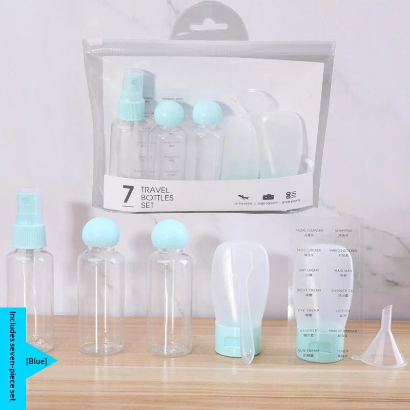 Travel Size Skincare Set – Leakproof Refillable Toiletry Bottles