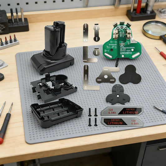 BAT420 Li-ion Battery Case Housing & PCB Protection Board Kit Battery Case Kit Peaceful Pleasures Health and Wellness