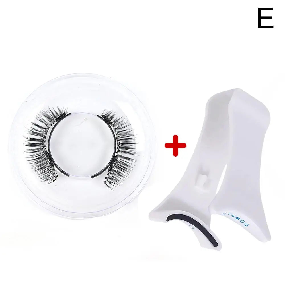 3D Magnetic Eyelashes Handmade Natural Magnetic False Eyelashes Reusable Magnetic Eyelashes Tweezers Set Peaceful Pleasures Health and Wellness E