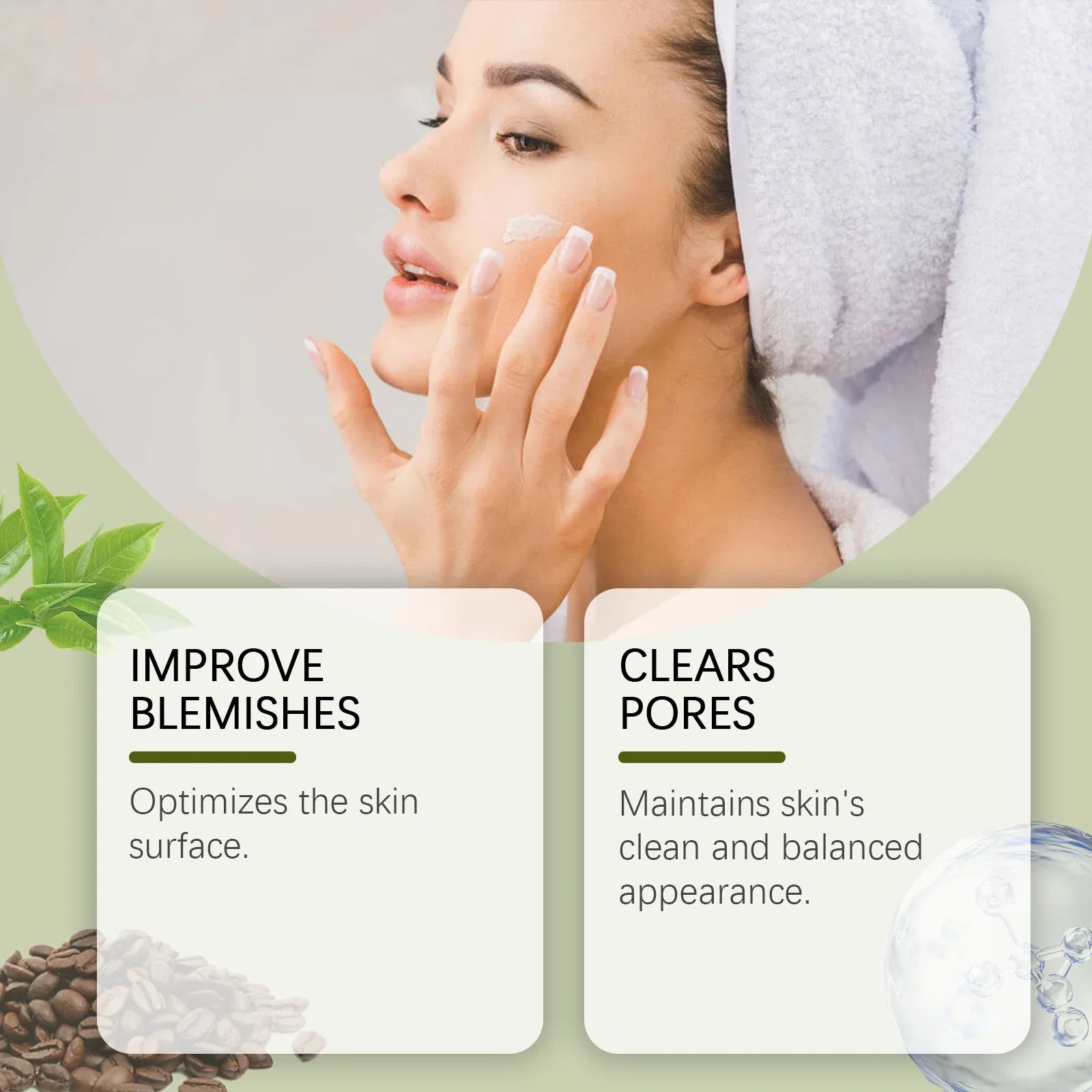 OUHOE Herbal Anti-Acne Cream – Blemish & Pore Treatment 15g Herbal Acne Cream Oasis Select