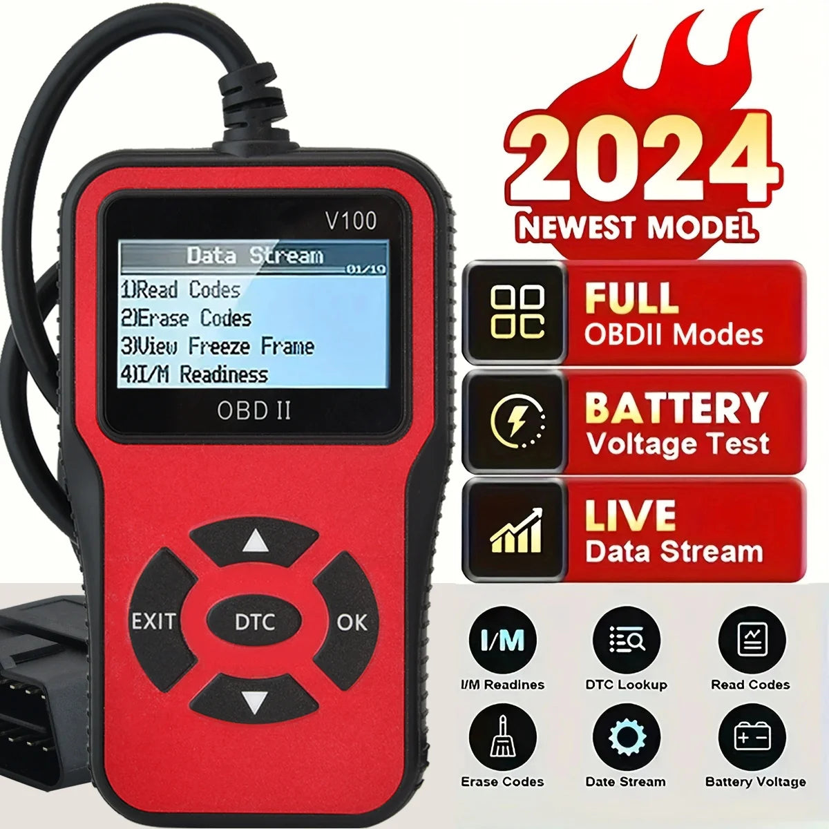 OBD2 Scanner & Car Voltage Tester – Engine Fault Code Reader Peaceful Pleasures Health and Wellness