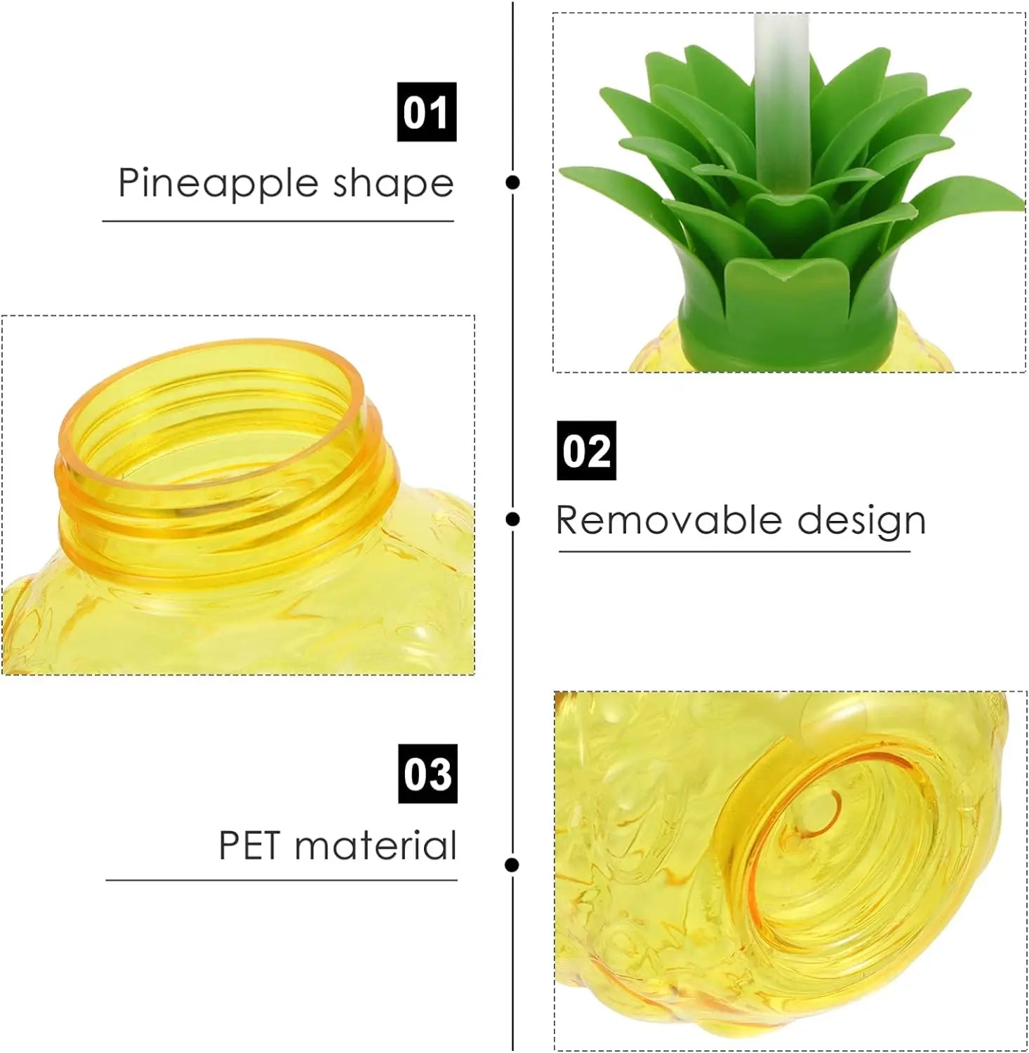 6/15 Free BPA Pineapple Cups with Straw Plastic Cups Tumbler for Hawaiian Party Cups Luau Tiki and Beach Party Carton Package Peaceful Pleasures Health and Wellness