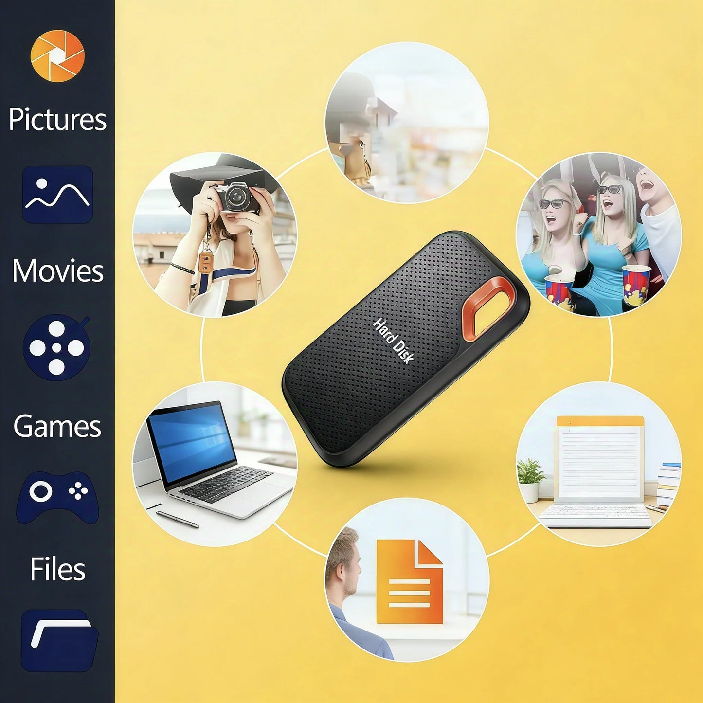 2TB/4TB External SSD – Portable USB 3.1 Solid State Drive