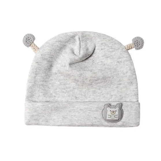 Soft Cotton Newborn Baby Beanie Hat | Boys & Girls 0-12 Months