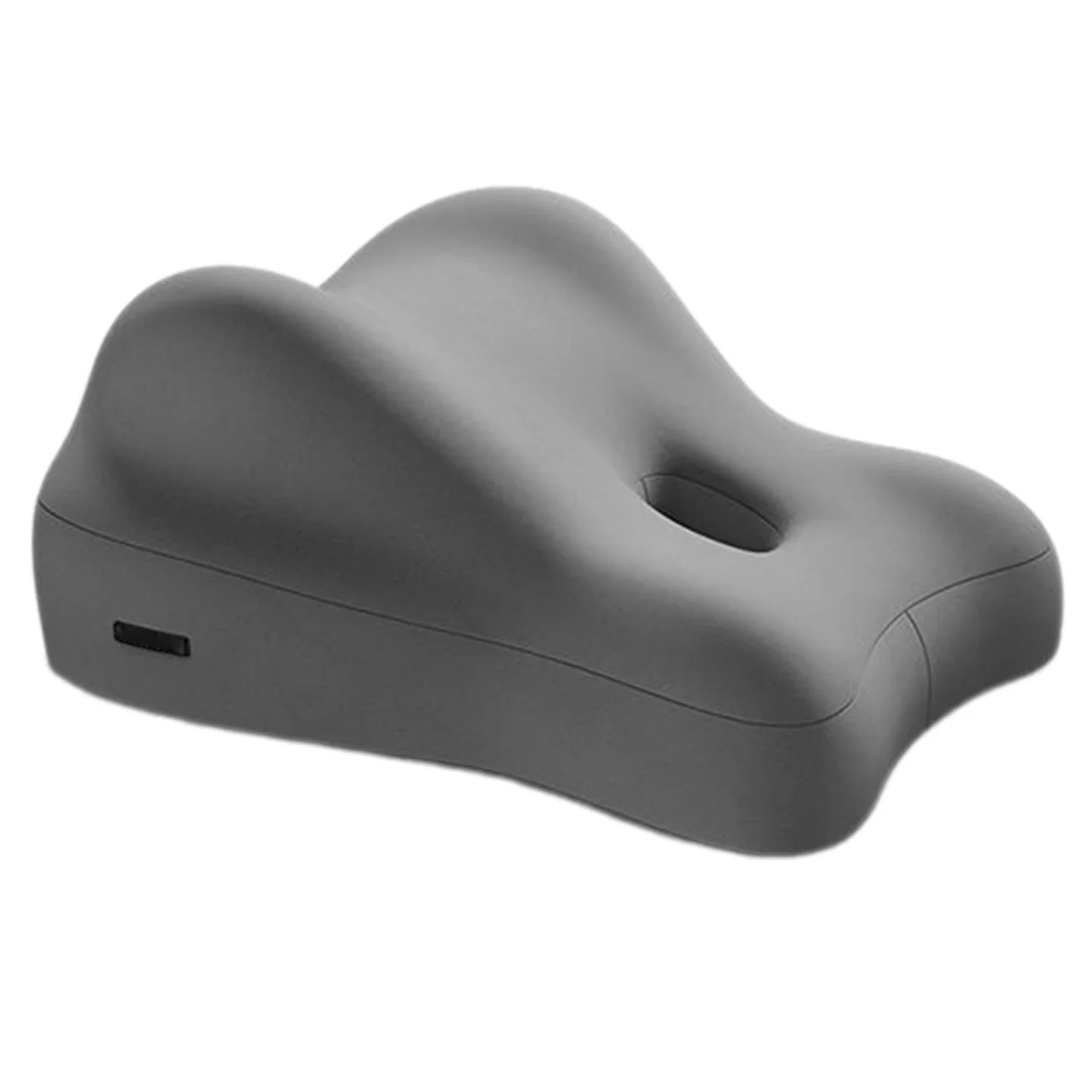 Memory Foam Lumbar Cushion Ergonomic Back Support Pillow With Breathable Cover For Office Chair Car Seat Bed Backrest Peaceful Pleasures Health and Wellness Dual Grey