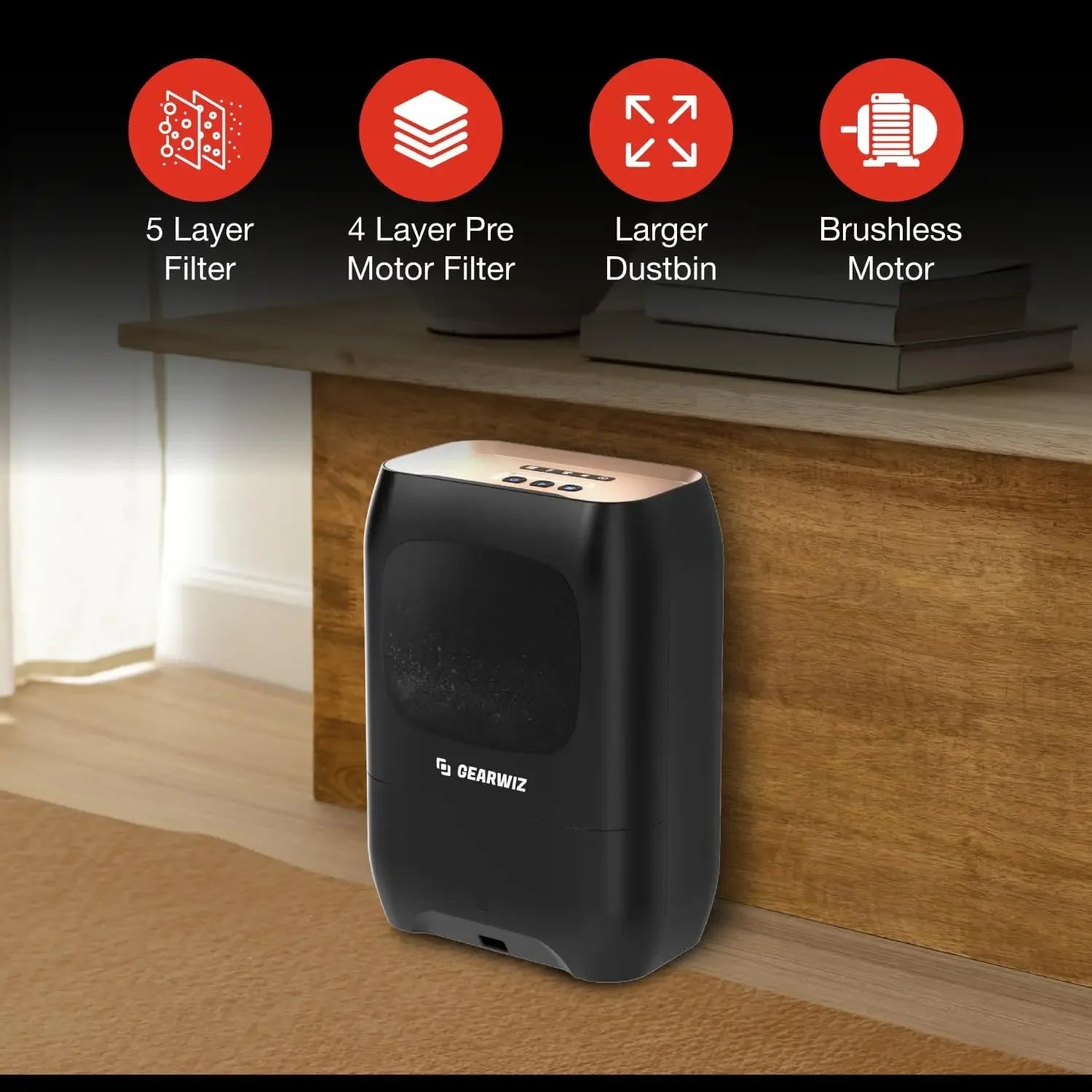 Touchless Electric Vacuum Dustpan with Nozzle – Hands-Free Floor Cleaning Peaceful Pleasures Health and Wellness